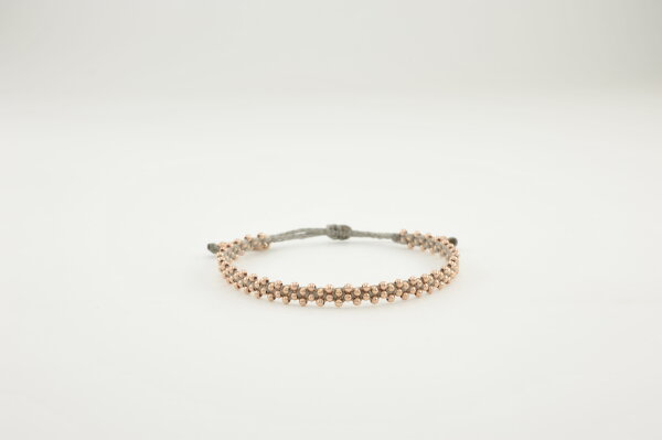Pierrot Micro Armband Rosegold vergoldet Kieselstein