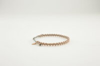 Pierrot Micro Armband Rosegold vergoldet Kieselstein