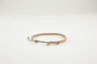 Pierrot Micro Armband Rosegold vergoldet Kieselstein