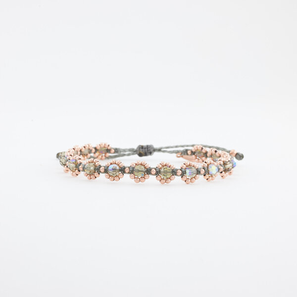 Bloom Chrystal Black Diamond Armband