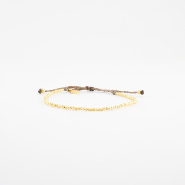 Luna Micro Pure Armband Gelbgold vergoldet Mud