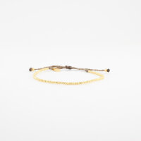 Luna Micro Pure Armband Gelbgold vergoldet Mud