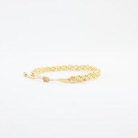 Luna Plait Armband gelbgold vergoldet